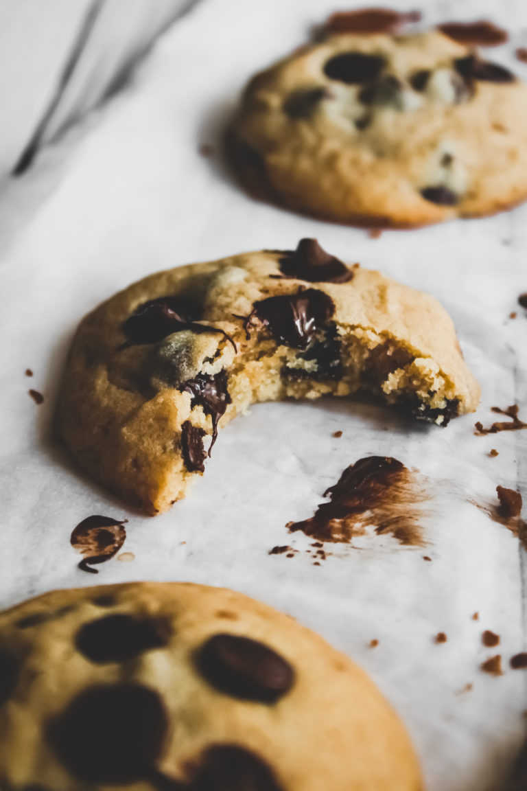 Soft and Chewy Chocolate Chip Cookies