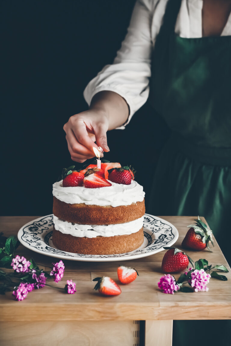 Strawberry Cream Cake