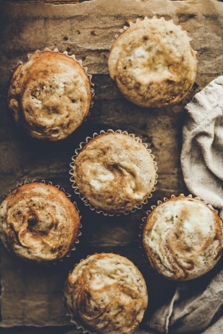 Pumpkin Cream Cheese Swirl Muffins