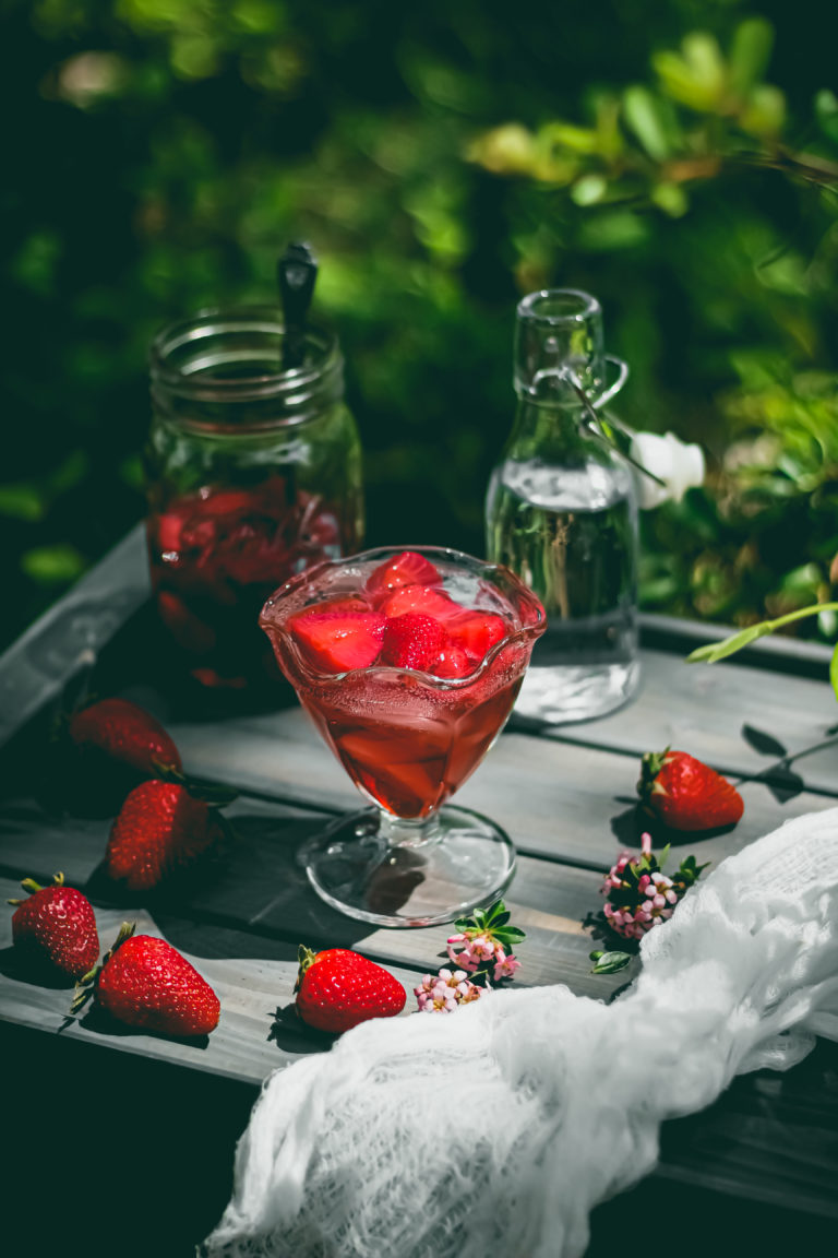 Fizzy Strawberry Mocktail