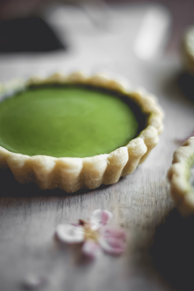 Matcha Panna Cotta Tartlets