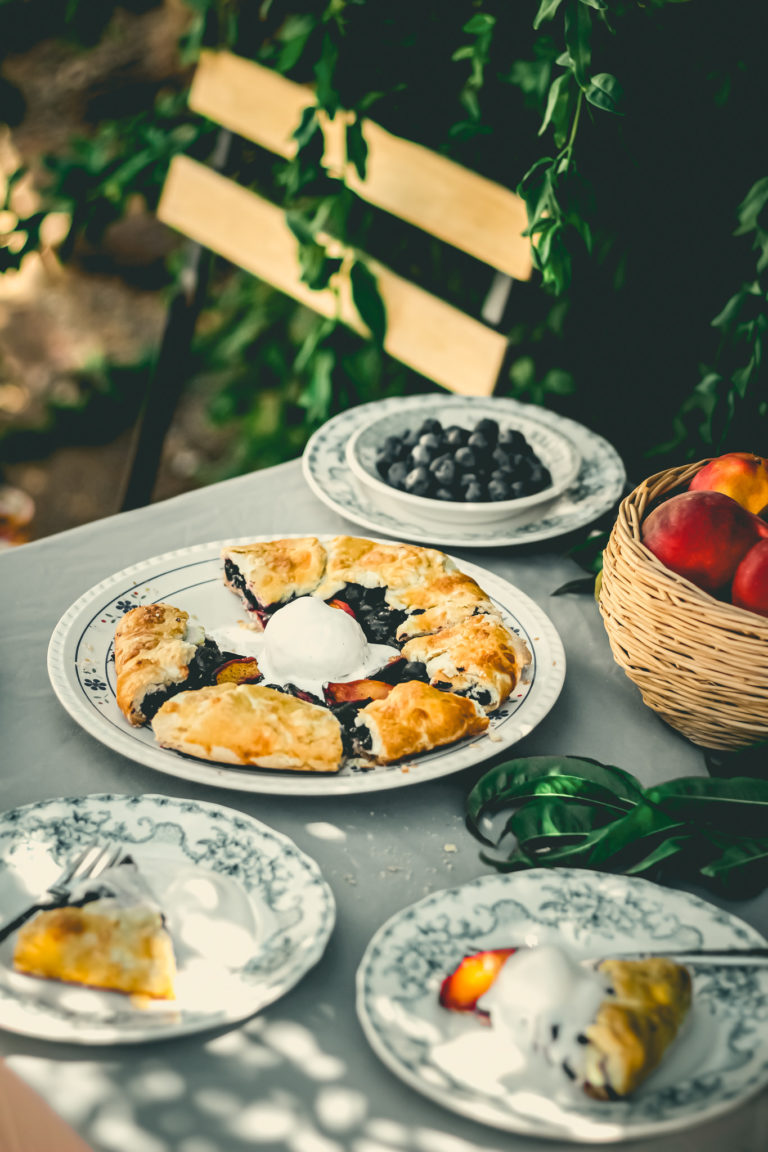 Blueberry Peach Galette