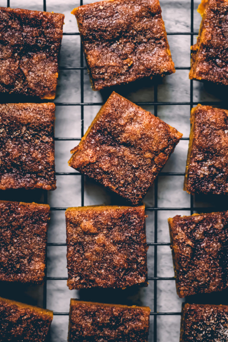 Pumpkin Snickerdoodle Blondies