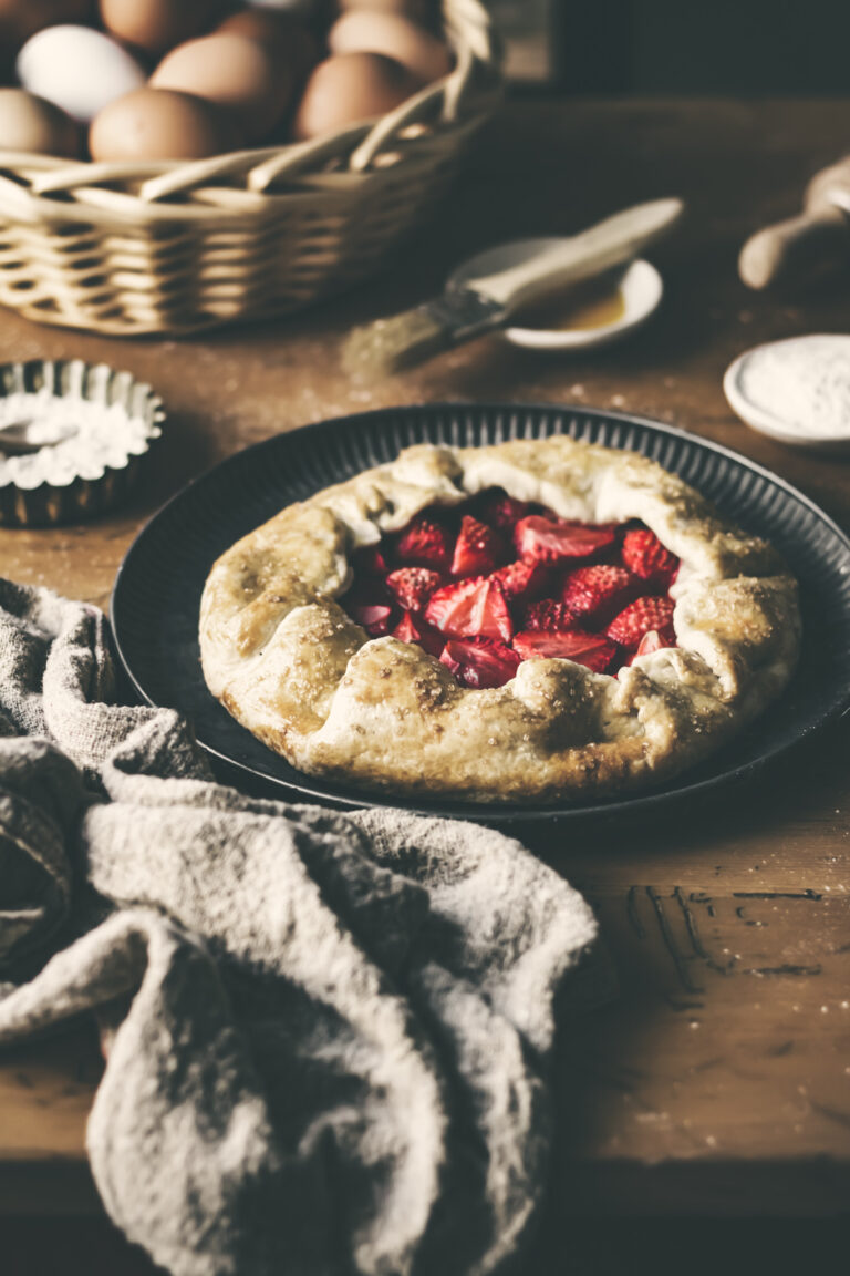 Rustic Strawberry Galette